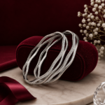 Fluid Grace Silver Bangles JL