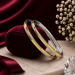 Auric Spark Dual-Tone Bangles JL