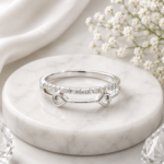 Heart Detail Silver Ring JL