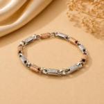 Men’s Eclipse Dual Tone Link Bracelet JL