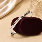 Men’s Zenith Minimal Silver Kada Bracelet JL
