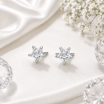 Silver Star Stud Earrings JL