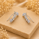 Starlight 925 Silver Ear Cuff Earrings JL