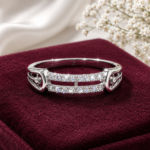 Women’s Dual Band Silver Ring JL