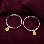 Tiger Charm Infant Kada – 925 Sterling Silver
