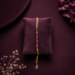 Faceted Berry Accent Bracelet in 925 Sterling Silver Gold Finish