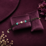 Pearl & Turquoise Accent Black Beads Bracelet DualTone| 925 Sterling Silver