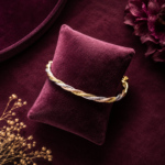 Elegant Tri-Tone Italian Twist Bracelet in 925 Sterling Silver
