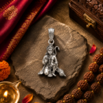 Lord Hanuman Seated Locket | 925 Sterling Silver