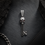 Skull Key Men's Locket | 925 Sterling Silver