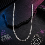 Urban Edge MensCuban Link Chain 925 Sterling Silver